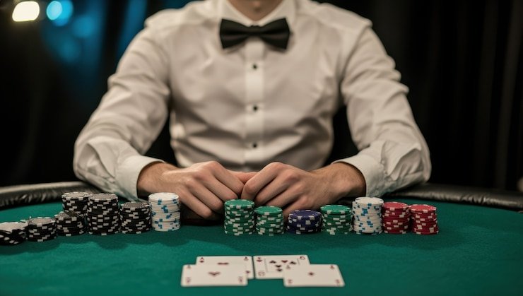 rdtoto blackjack table interface showing cards dealt and bet buttons on mobile